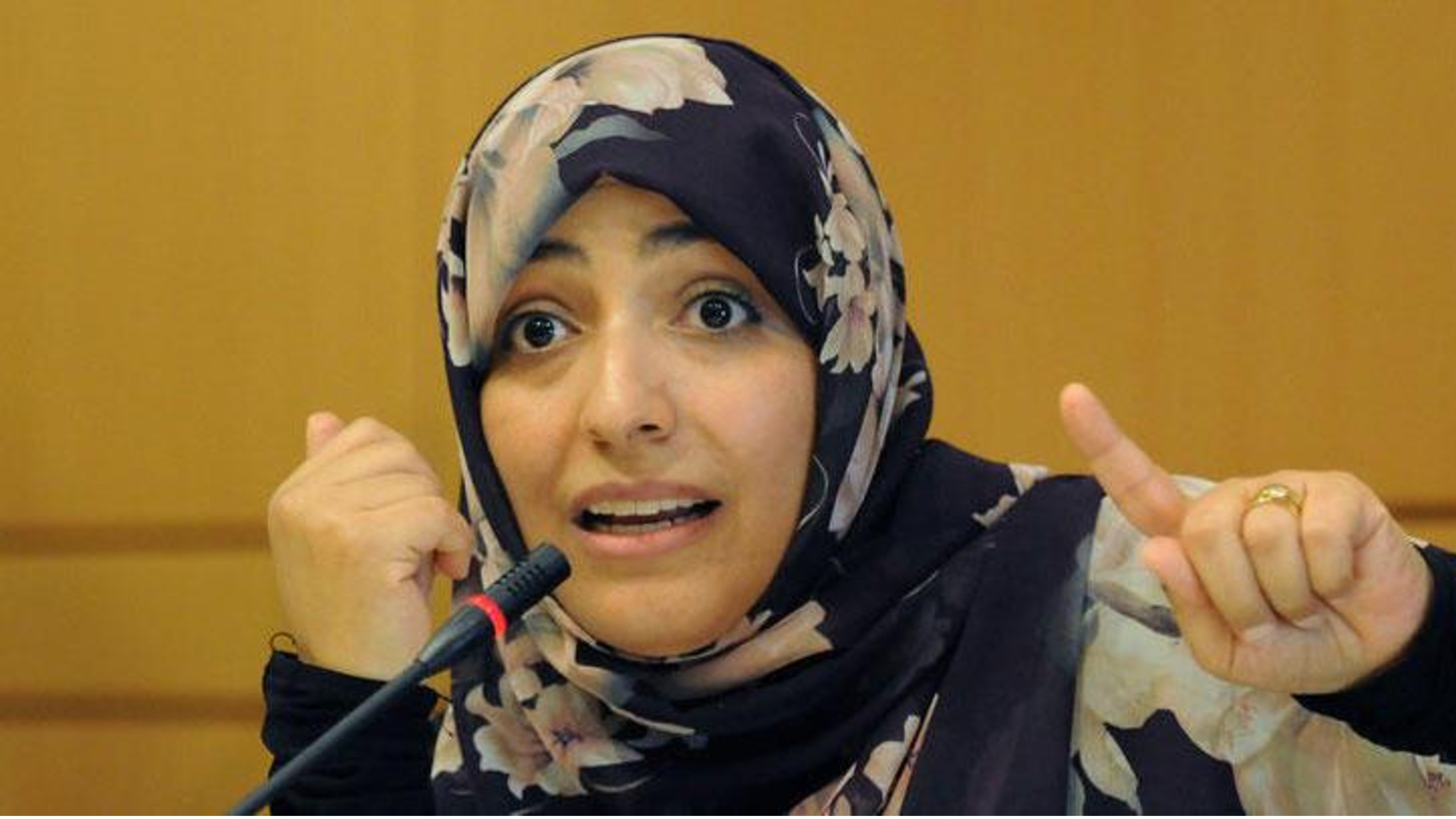 Tawakkol Karman salutes demonstrations demanding departure of Arab coalition from Yemen